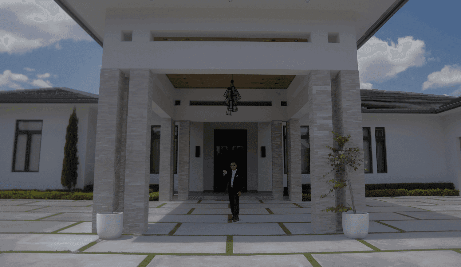 A Miami home presented for sale